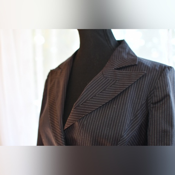 Marciano Size Small Pinstripe Blazer Jacket - Picture 11 of 14